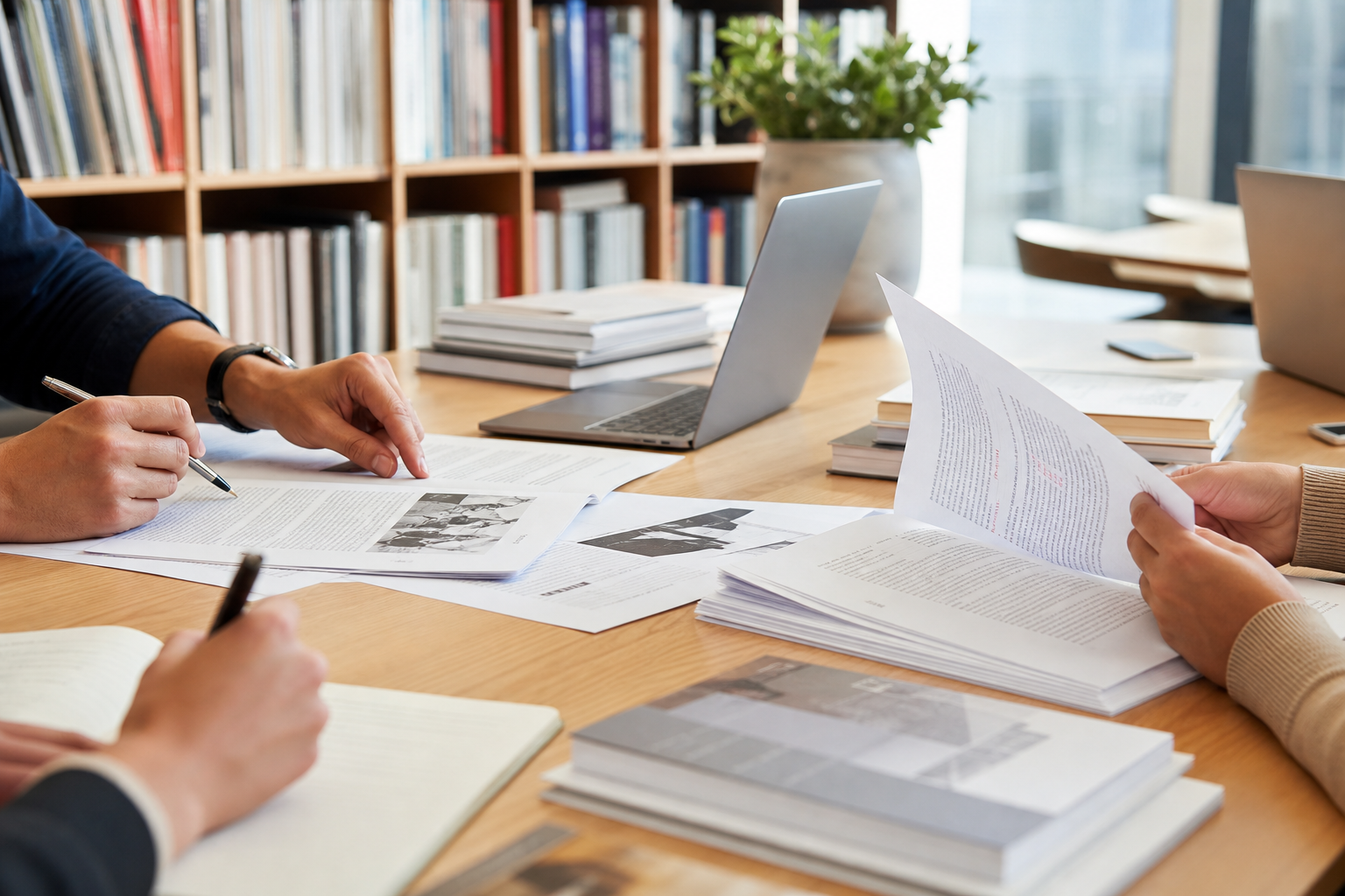 Editorial and publishing workspace at Publisher Demo 03